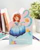 Disney Princess Sofia Girl 3rd Birthday Card