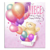 Forever Friends Niece 3D Holographic Birthday Card