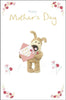 With Lots of Love Boofle Holding Envelope Design Mother's Day