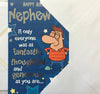 Nephew Fantastic and Generous Witty Words Birthday Card