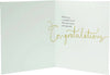 Contemporary Graduation Congratulations Card with Elegant Foil and Embossed Finish