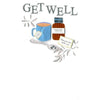 "Get Well" Handmade Greeting Card