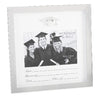 Shiny Silver Plated Graduation Photo Frame With Mount