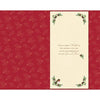 Red Bow Handmade 3d Flower Large Mum Christmas Card