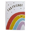 Fabulous Friend Rainbow Design Birthday Card