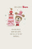 A Lovely Nana Cute Lots of Woof With Cake Christmas Card