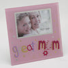 Great Mum Pink Photo Frame