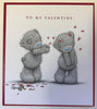 To My Valentine Adorable Me to You Bear Valentine's Day Card