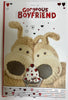 Gorgeous Boyfriend Diamante Finished Boofle Valentine's Day Card