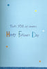 Someone Smart A Father's Day Wish Art Text Design Card