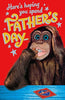 Humorous Monkey Father's Day Card