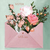 Sister Pastel Flower Mail Birthday Card