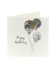 Balloons Open Birthday Card for Her with Beatutiful Foil Detail