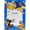 Pack of 20 Micky Mouse Boy Child Party Invitations Card