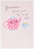 Cute Cup of Tea Design Grandma Birthday Card