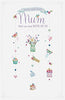 Mum From Both of Us Happy Birthday Glitter Greeting Card