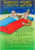 Sherlock Holmes & Doctor Watson Camping Trip? Funny Humour Hanson White Card