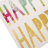 General Birthday Card Studio Foiled Text Design