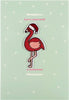 To Daughter Flamingo Design Christmas Card