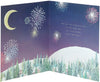 Happy New Year Card Beautiful Firework Design