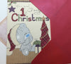 Special Daughter's Me to You Bear With Xmas Tree 1st Christmas Card