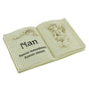 Nan Graveside Memorial Remembrance Block Book Plaque