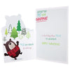 Unwrap Me For Christmas! Gus Teddy Shape Die Cut Design Christmas Card