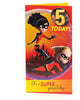 5th Today Super Heroes Design Birthday Card With Badge