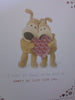 Boofle Boxed Luxury Die Cut Attachments Valentine's Day Card Wife