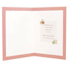 Christmas Wish for Daughter Cute Glitter Card Gold