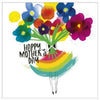 Rainbow Flowers Mother's Day Card