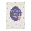 Cute Bunny Easter Card 'Just For Her'