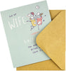 Fun Illustrated Design Wife Birthday Card