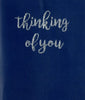 Thinking of You Glitter Finished Blank Greeting Card