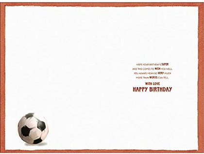 Wishing Well Top Son Trophy Birthday Card