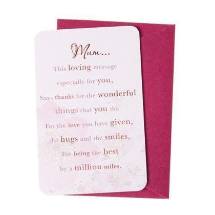 Words of Endearment Mum... Mini Card