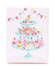 Pack of 10 Cupcake Stand Design Birthday Card