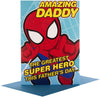 Spiderman Daddy Father's Day Card 'Super Hero'