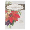 Floral Design Grandparents at Christmas Greeting Card