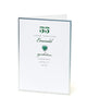 Emerald 55 Years Together Anniversary Card