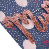 For Mum Sequin Banner Foil Finished Mother's Day Card