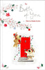 To Both of You Boofle Decorating Door Design Christmas Card