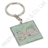 50th Birthday Patchwork Collection Keyring