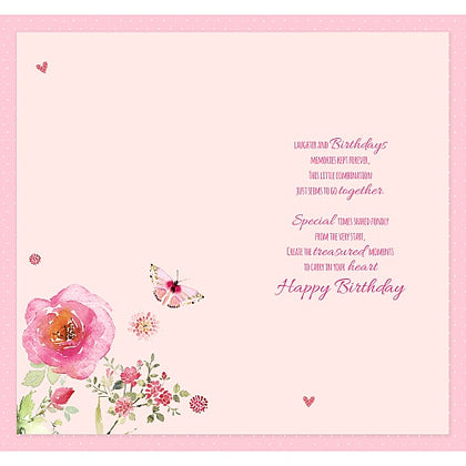 For A Lovely Auntie Beautiful Things From Start To End Birthday Card