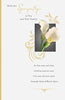 To You And Your Family White Flowers Sympathy Card