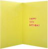 Tidy Friday 15th Open Birthday Card