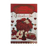 To The Woman I love Rose Bouquet Design Valentine's Day Card