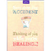 Hospital Get Well Accident Greetings Card