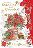 To a Special Grandma and Grandad Stack of Gifts Design Christmas Card