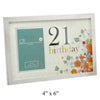 21st Birthday Laura Darrington Nouveau Delights Frame 4" x 6"